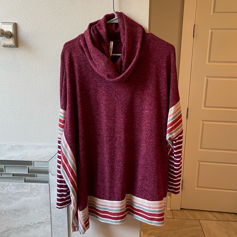 Poncho sweater size small